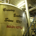 The Stevens Point Brewery's 6000 gallon brew kettle.